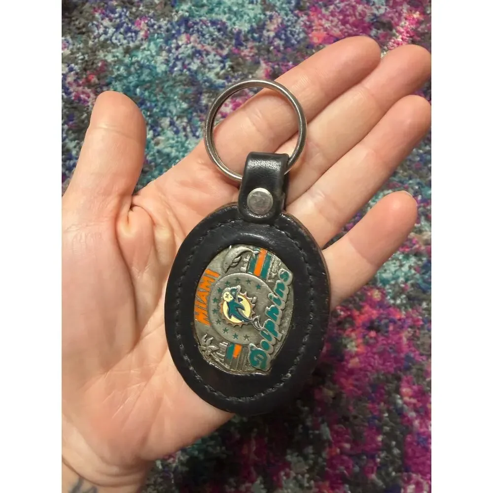 Vintage Team NFL 1995 Miami Dolphins Keyfob